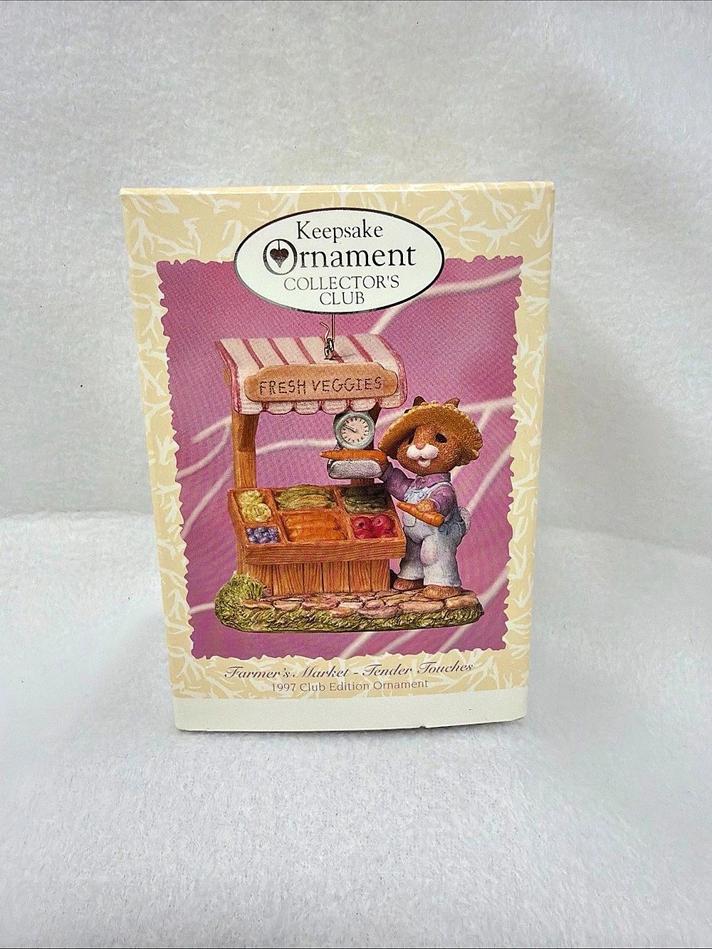 1997 Hallmark Keepsake Ornament Farmer's Market - Tender Touches